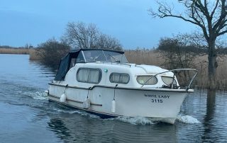 White Lady on the Bure early March 2023