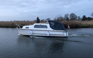 Wey Rambler on the Bure early March 2023