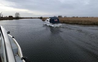 Wey Rambler on the Bure from White (Green) Lady, early March 2023
