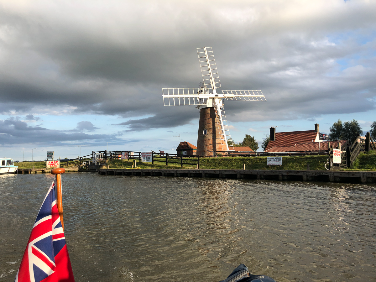 Nice to see the Stracey Arms Windmill with sails this year