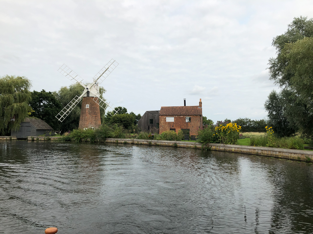 Hunsett Mill, once the picture-postcard favourite image of the Broads - Still attractive but not a patch on what it was in days gone by