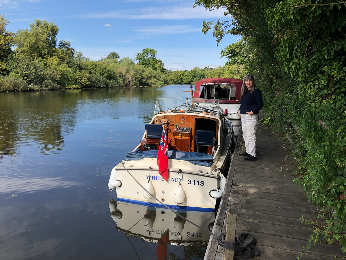 Arrival at the Brundall Church Fen moorings