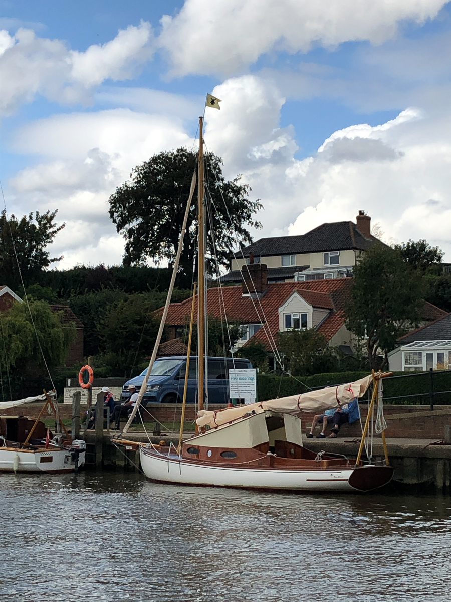 Nice little Broads sailer which caught my eye at Reedham
