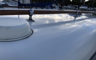 Polishing results using Starbrite Marine Polish with PTEF