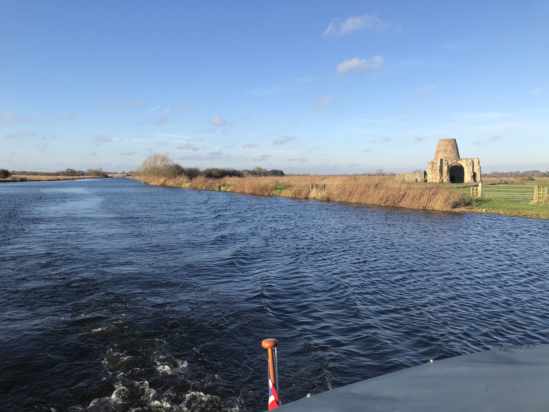 Passing St Benets on the way to the River Thurne