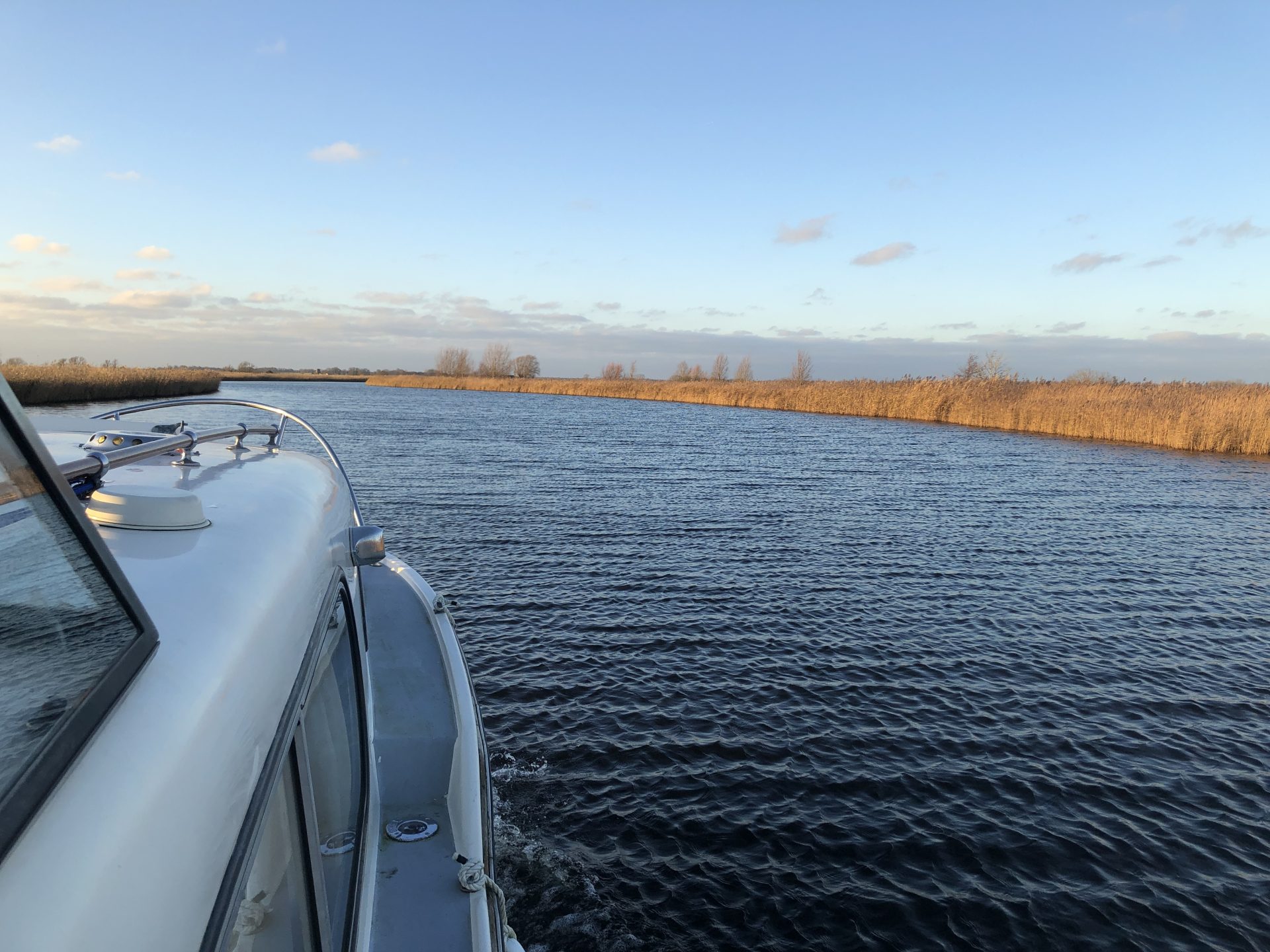 The Bure approaching St Benets