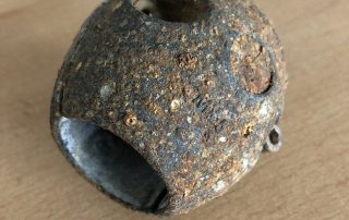 Zinc anode after 2 years fitted to shaft in fresh water on the Norfolk Broads - Very little sign of it doing anything.